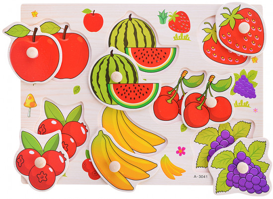 Пазл-вкладыш «Фрукты»