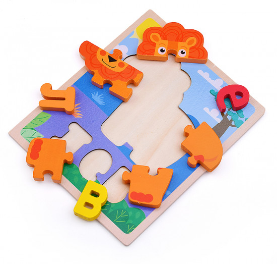 Пазл-вкладыш «Лев»