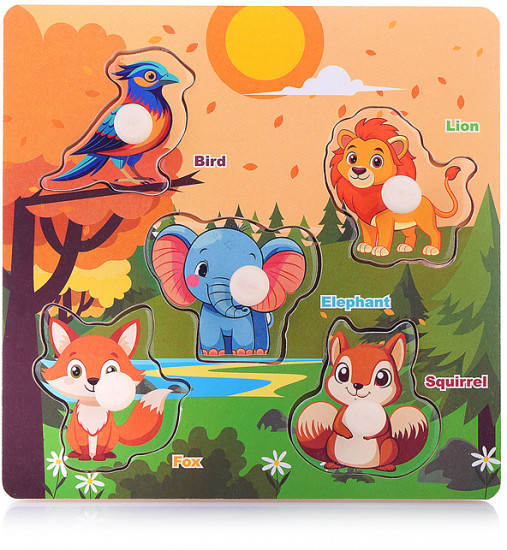 Пазл-вкладыш «Животные»