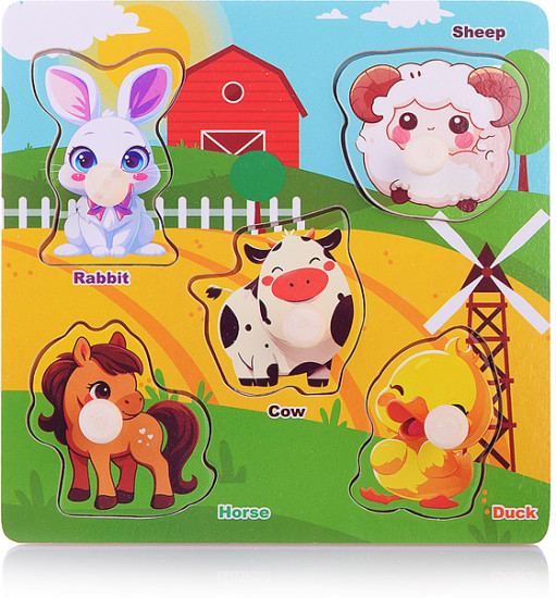 Пазл-вкладыш «Ферма»