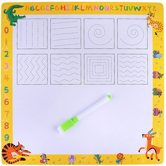 Пазл-вкладыш «Изучаем время. Лесная полянка»