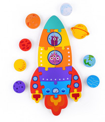 Пазл-вкладыш «Космическая ракета» - Фото 2