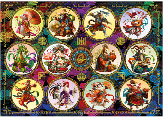 Пазл «Китайский гороскоп»