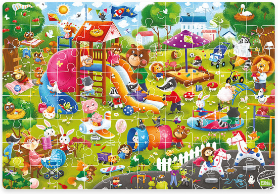 Пазл «Детская площадка»
