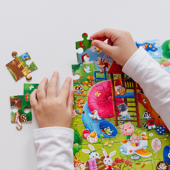 Пазл «Детская площадка»