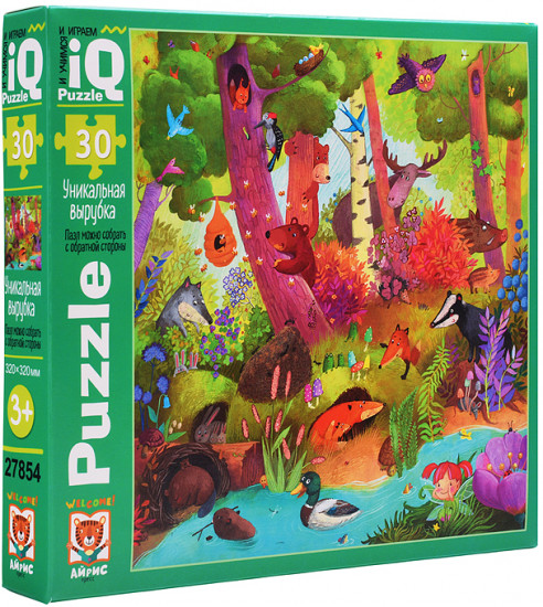 IQ-пазл «Прятки в лесу»