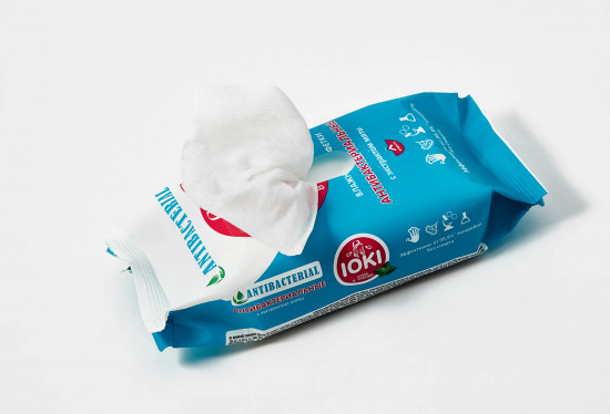 Салфетки влажные антибактериальные с экстрактом мяты «Antibacterial»