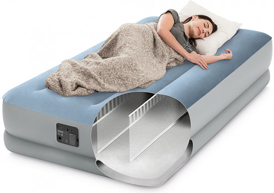 Матрас надувной со встроенным насосомUSB