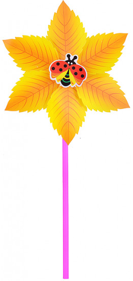 Ветерок «Листья с насекомым»