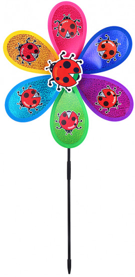 Ветерок «Божьи коровки на лепестках»