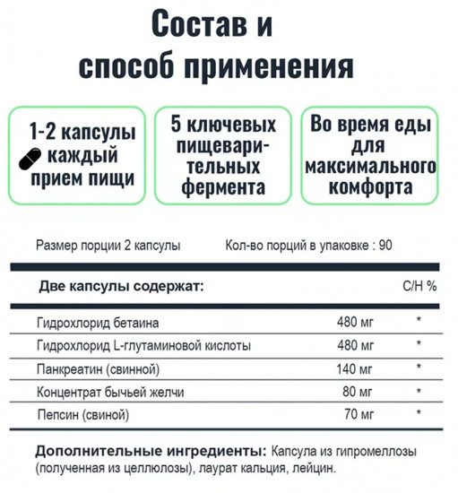Ферменты для пищеварения