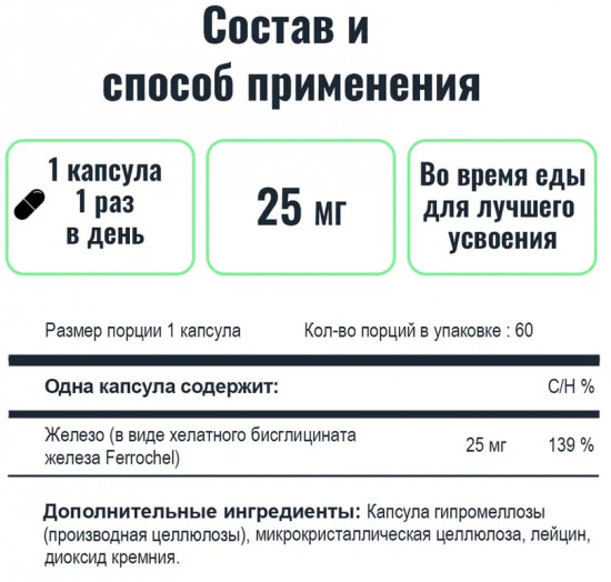 Бисглицинат железа