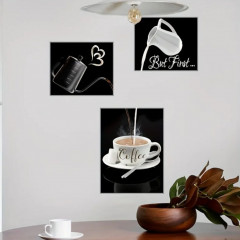 Набор интерьерных наклеек «Кофейник» - Фото 1