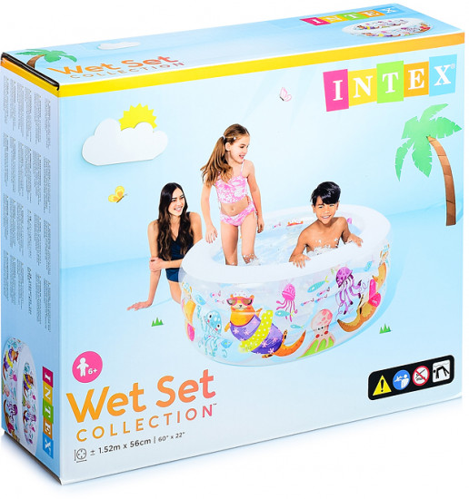 Бассейн надувной «Аквариум»