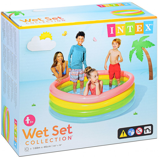 Бассейн надувной «Радуга»