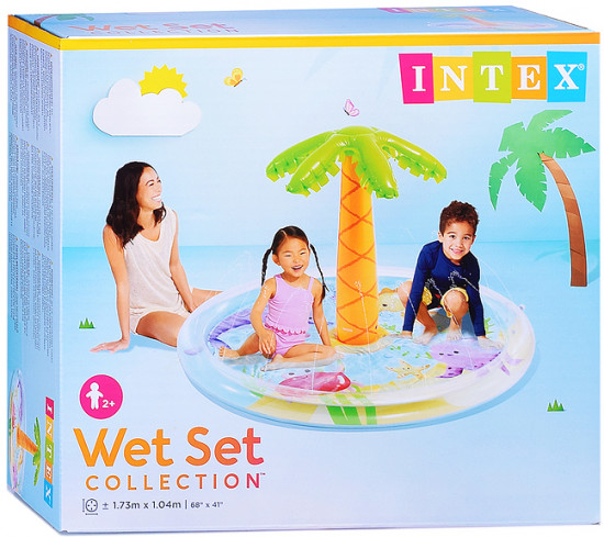 Бассейн детский надувной с фонтанчиками «Пальма»