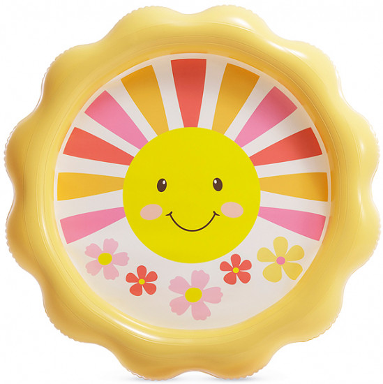 Надувной бассейн с брызгами «Солнышко»