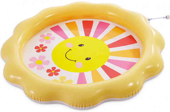 Надувной бассейн с брызгами «Солнышко»