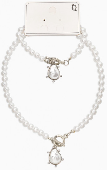 Комплект украшений «Жемчуг. Подвеской барочная жемчужина»