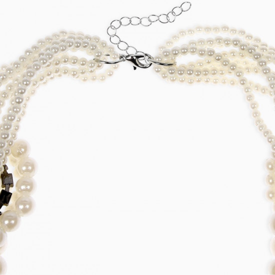 Комплект украшений «Жемчужный со стразами»