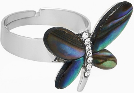 Кольцо безразмерное «Бабочка»