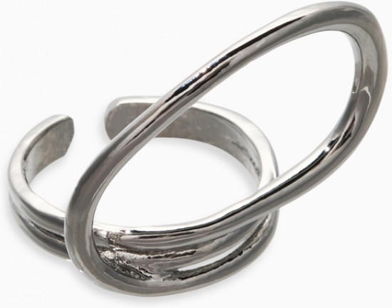 Кольцо металл «Спираль»