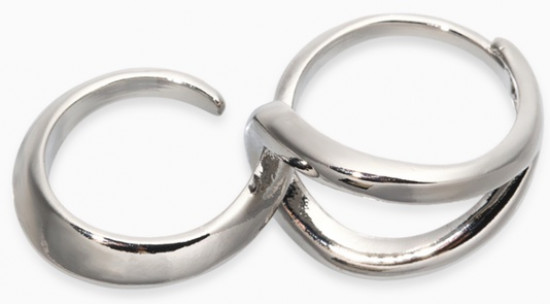 Кольцо на два пальца «Узел»