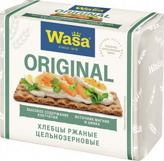 Хлебцы ржаные цельнозерновые «Original»