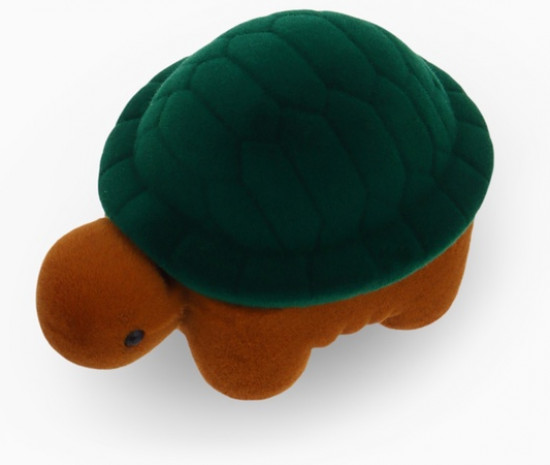 Футляр бархатный под серьги/кольцо «Черепашка»