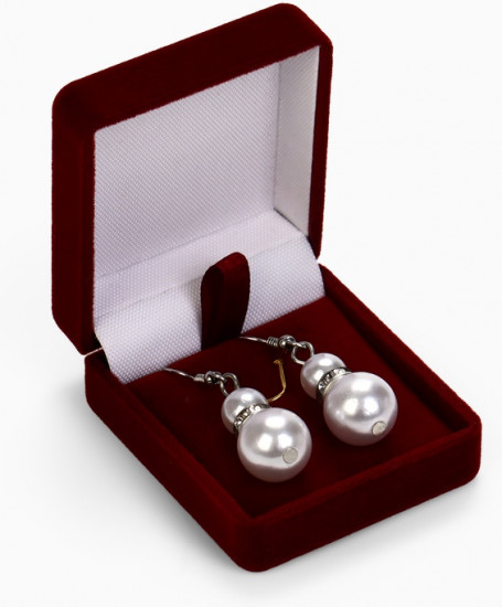 Футляр бархатный под серьги