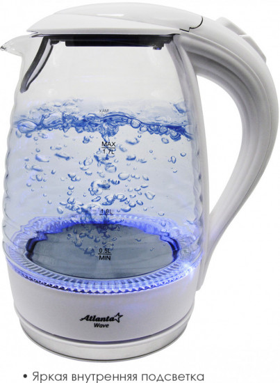 Чайник стеклянный Atlanta ATH-2467