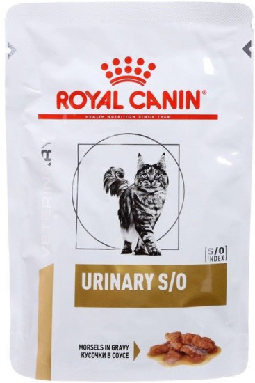 Набор диетического корма для взрослых кошек при МКБ «Urinary S/O. Кусочки в соусе»