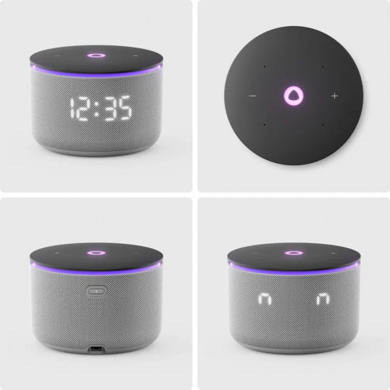 Колонка Станция Мини 3 Про с часами (YNDX-00059)