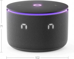 Колонка Станция Мини 3 Про с часами (YNDX-00059BLK) - Фото 2