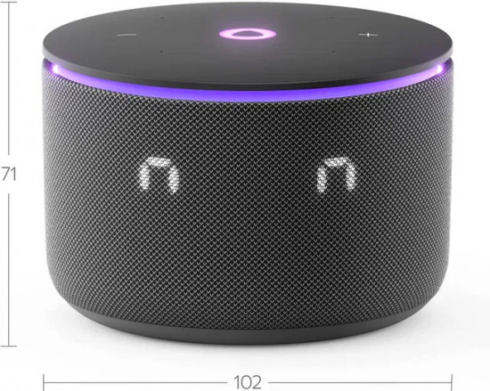 Колонка Станция Мини 3 Про с часами (YNDX-00059BLK)