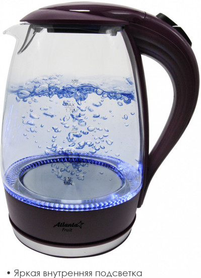 Чайник стеклянный ATH-2461
