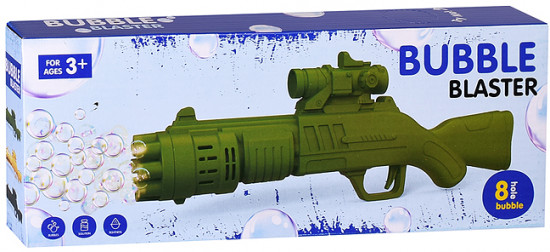 Пистолет для мыльных пузырей «Bubble»