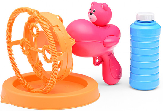 Пистолет для мыльных пузырей «Мишка»