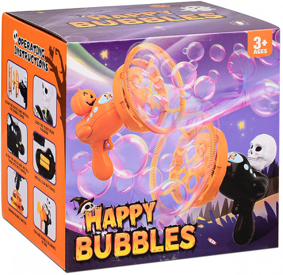 Пистолет для мыльных пузырей «Череп»