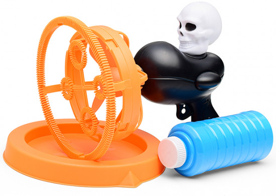 Пистолет для мыльных пузырей «Череп»