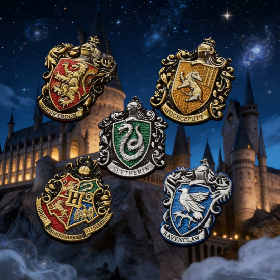 Брошь «Факультеты Хогвартса. Slytherin»