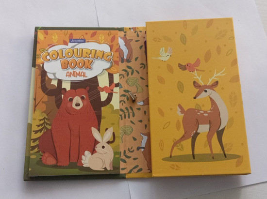 Набор для творчества и раскрашивания Colouring Book Set «Книга-раскраска Animal»