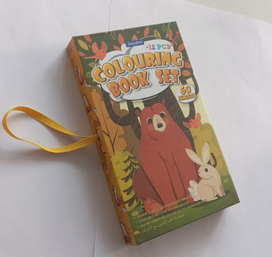 Набор для творчества и раскрашивания Colouring Book Set «Книга-раскраска Animal»