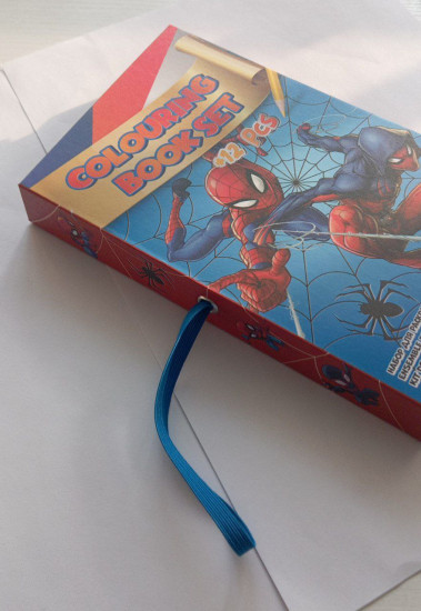 Набор для творчества и раскрашивания Colouring Book Set «Книга-раскраска Спайдермен»