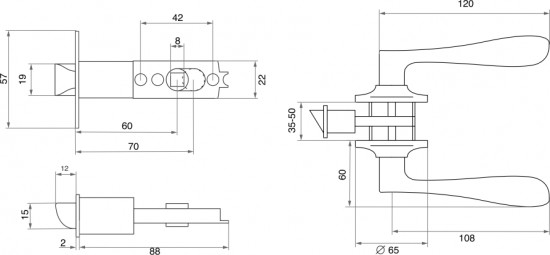 Ручка-защелка