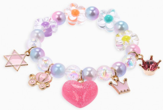 Браслет детский «Принцесса с цветами»