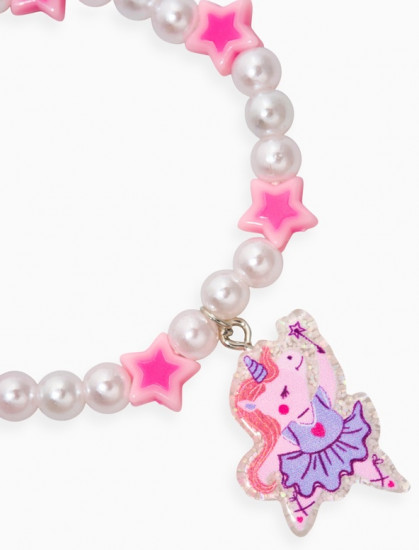 Набор детских браслетов «Замок и Единорог»