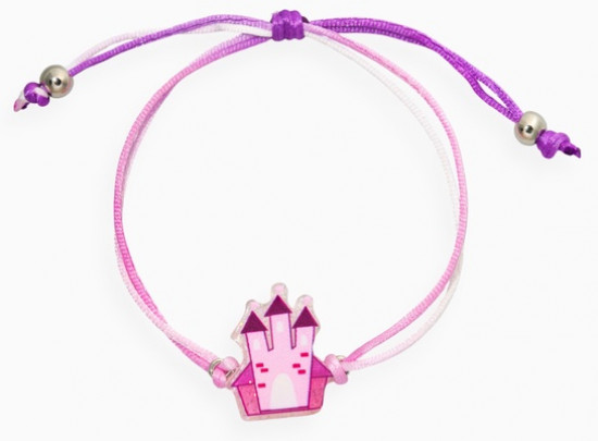 Набор детских браслетов «Замок и Единорог»