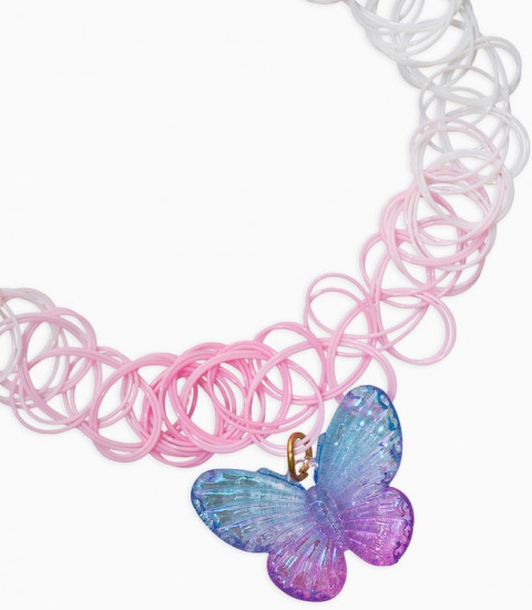 Цепочка и чокер детские «Бабочки»