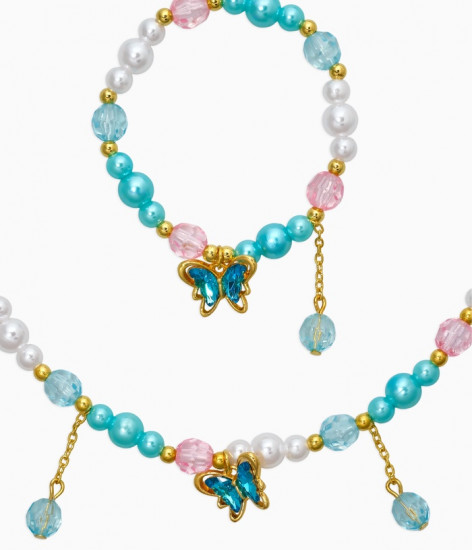 Набор детский «Бабочка с бусиной»